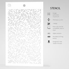 Ciao Bella - Stencil Art - Floral - Stencil - 5x8 inch Ciao Bella