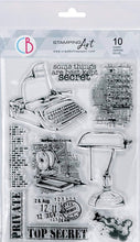 Ciao Bella - TOP SECRET - Clear Stamp Set 6X8 Ciao Bella