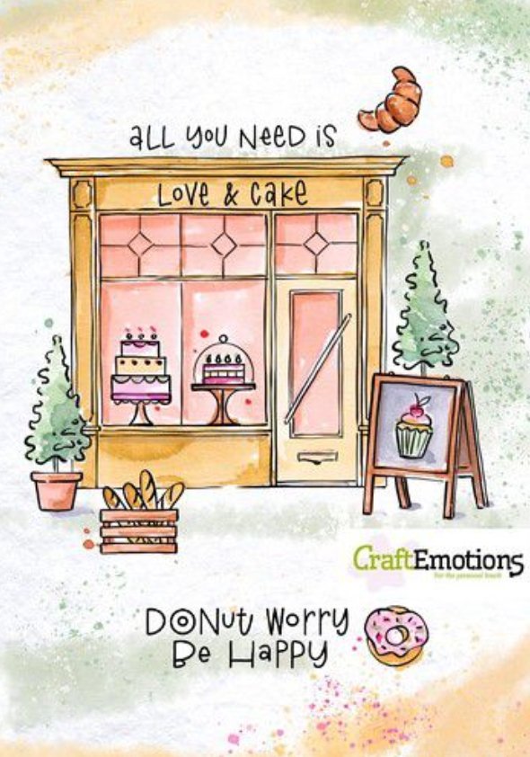 Craft Emotions - Clearstamps A6 - Bakery Shop Craft Emotions