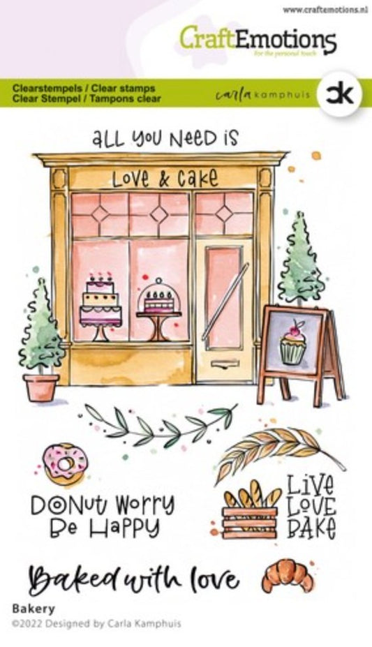 Craft Emotions - Clearstamps A6 - Bakery Shop Craft Emotions