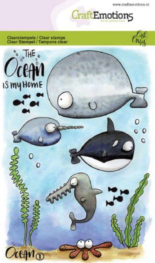 Craft Emotions - Clearstamps A6 - The Ocean Is My Home Craft Emotions
