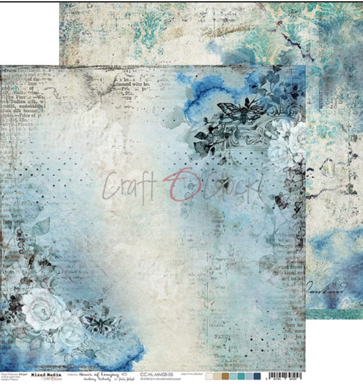 Craft O Clock - 12x12 Paper - Hours Of Longing Craft O Clock