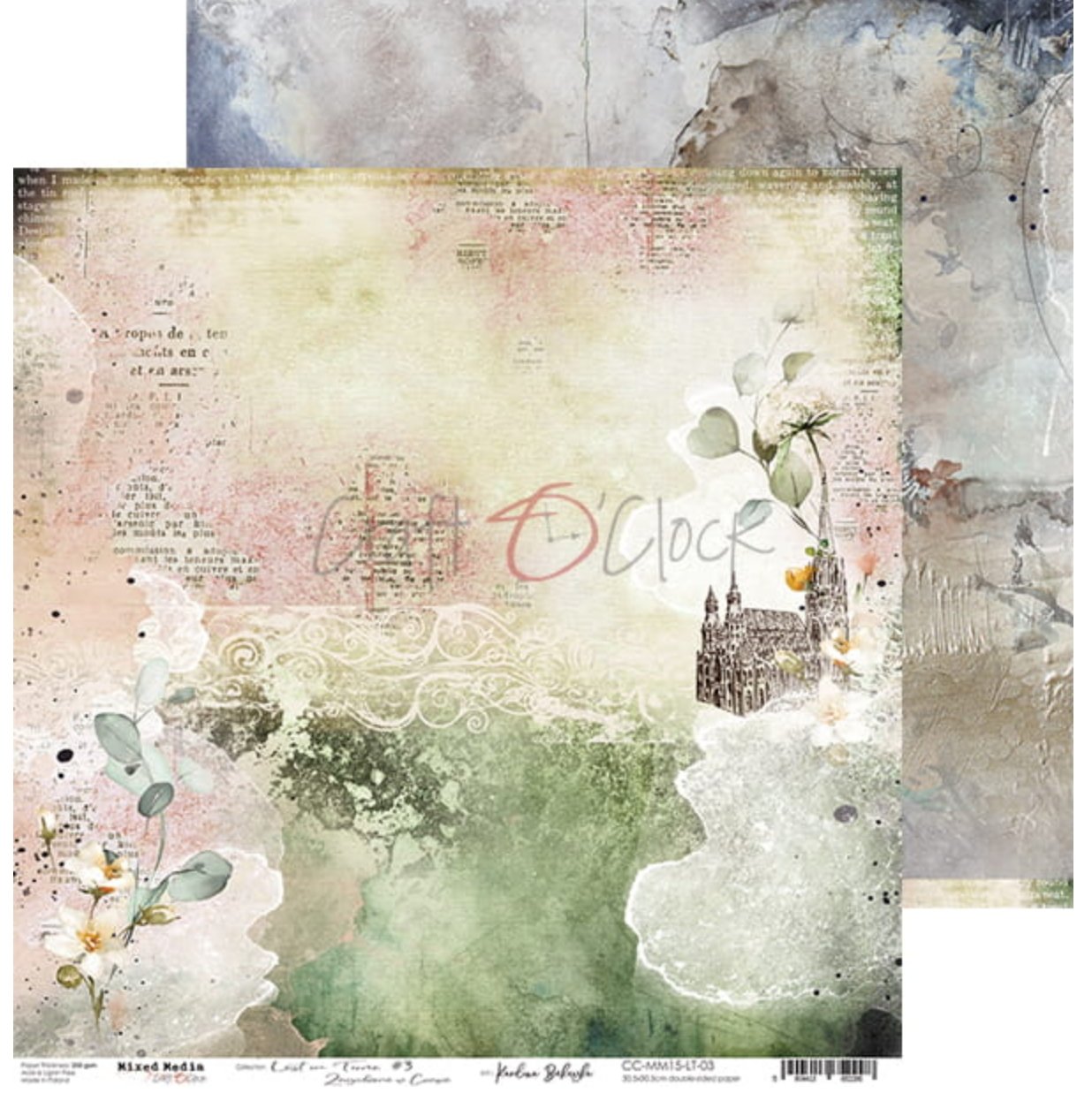 Craft O Clock - 12x12 Paper - Lost In Time - Mixed Media Craft O Clock