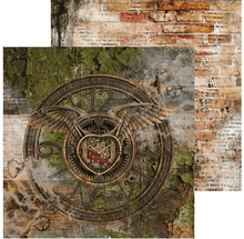 Craft O Clock - 12x12 Paper - WINGS OF FREEDOM - Mixed Media - Messy Papercrafts