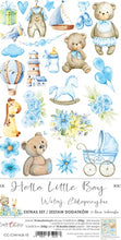 Craft O Clock - 6x12 Paper - Hello Little Boy - Extras Set Craft O Clock