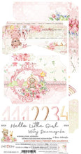 Craft O Clock - 6x12 Paper - Hello Little Girl - Album / Junk Journal - Baby’s First Year Craft O Clock