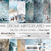 Craft O Clock - 6x6 Paper - Snowy Winterland Craft O Clock