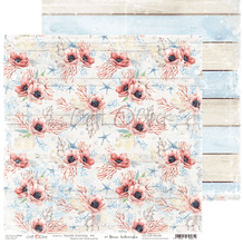 Craft O Clock - 8 x8 Paper - Seaside Greetings - Mixed Media - Messy Papercrafts