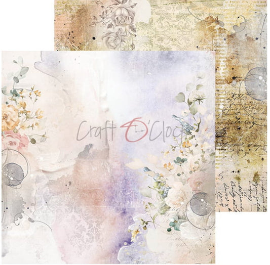 Craft O Clock - 8x8 Paper - Lost In Time - Mixed Media Craft O Clock