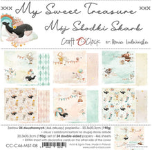 Craft O Clock - 8x8 Paper - My Sweet Treasure - Baby's First Year Craft O Clock