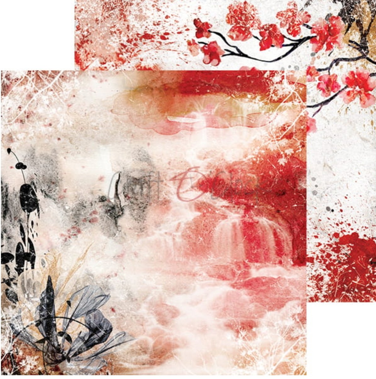 Craft O Clock - 8x8 Paper - Painted By The Wind Craft O Clock