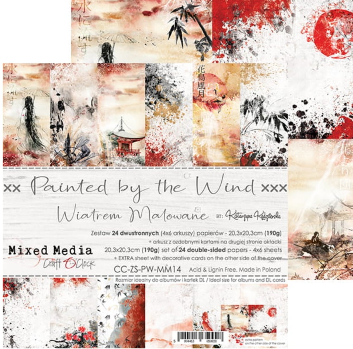 Craft O Clock - 8x8 Paper - Painted By The Wind Craft O Clock