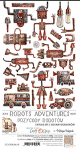 Craft O Clock - Robots Adventure - Mixed Media - Junk Journal - Extra Set - Messy Papercrafts