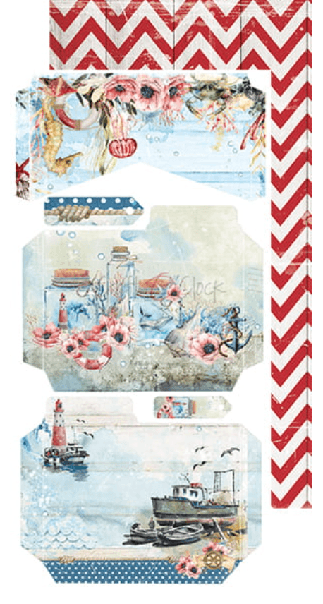 Craft O Clock - Seaside Greetings - Vacation Set - Album - Junk Journal - Messy Papercrafts