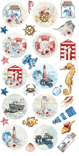 Craft O Clock - Seaside Greetings - Vacation Set - Labels Set - 26 - Messy Papercrafts