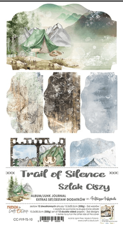 Craft O Clock - Trail Of Silence - Mixed Media - Album - Junk Journal - Messy Papercrafts