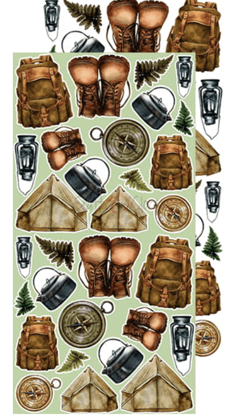 Craft O Clock - Trail Of Silence - Mixed Media - Extra Set - Messy Papercrafts