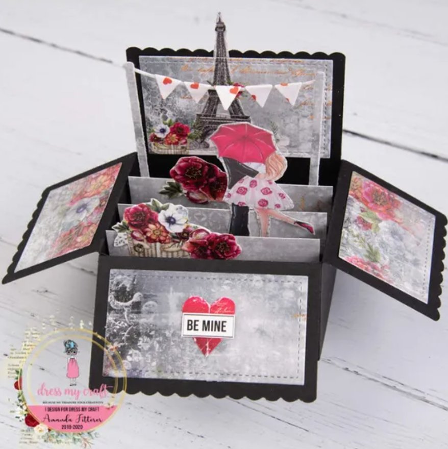 Dress My Craft - Be Mine - 12x12 inch Dress My Craft