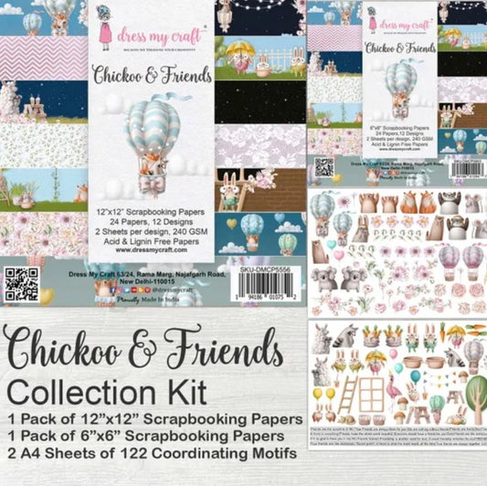 Dress My Craft - Chickoo and Friends Collection Kit Dress My Craft