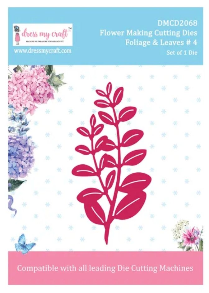 Dress My Craft - Flower Making Cutting Die - Foliage & Leaves #4 Dress My Craft