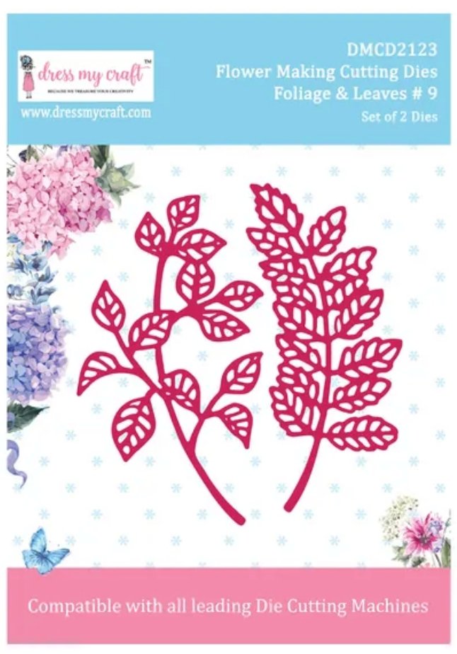 Dress My Craft - Flower Making Cutting Dies - Foliage & Leaves #9 Dress My Craft