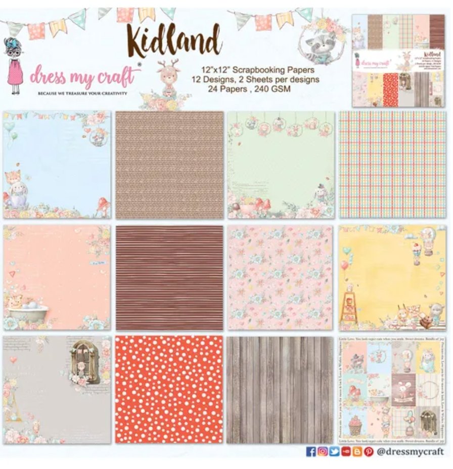 Dress My Craft - Kidland Collection Kit Dress My Craft