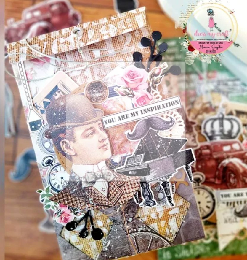 Dress My Craft - My Gentleman - 6x6 inch Dress My Craft