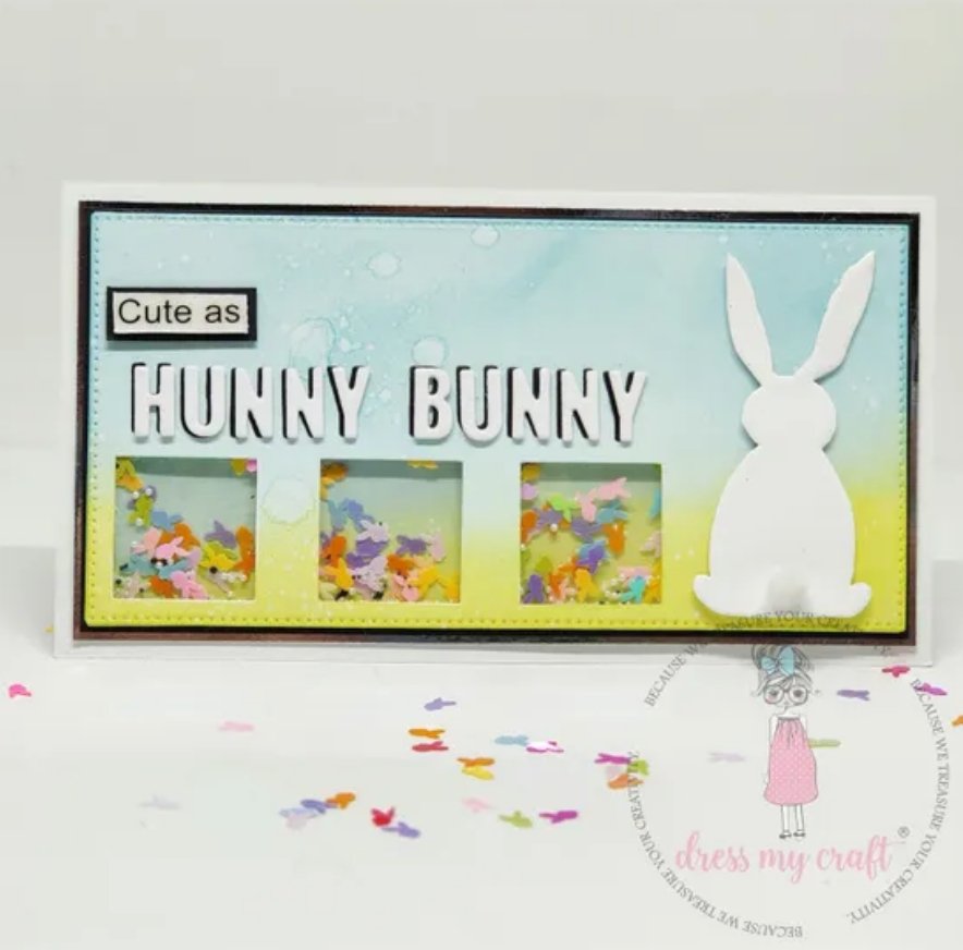 Dress My Craft - Sparkling Bunny - Embellishments Dress My Craft