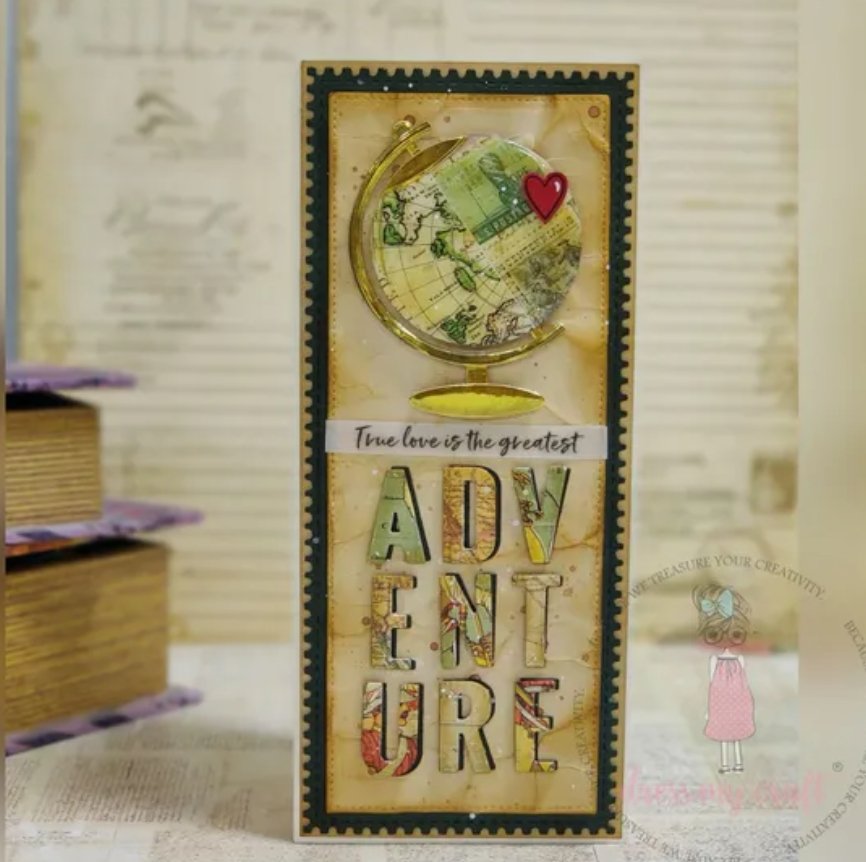 Dress My Craft - World Map Washi Tapes - Transfer Me - A4 Dress My Craft