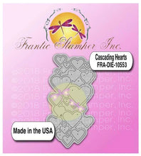 Frantic Stamper Precision Die - Cascading Hearts Frantic Stamper