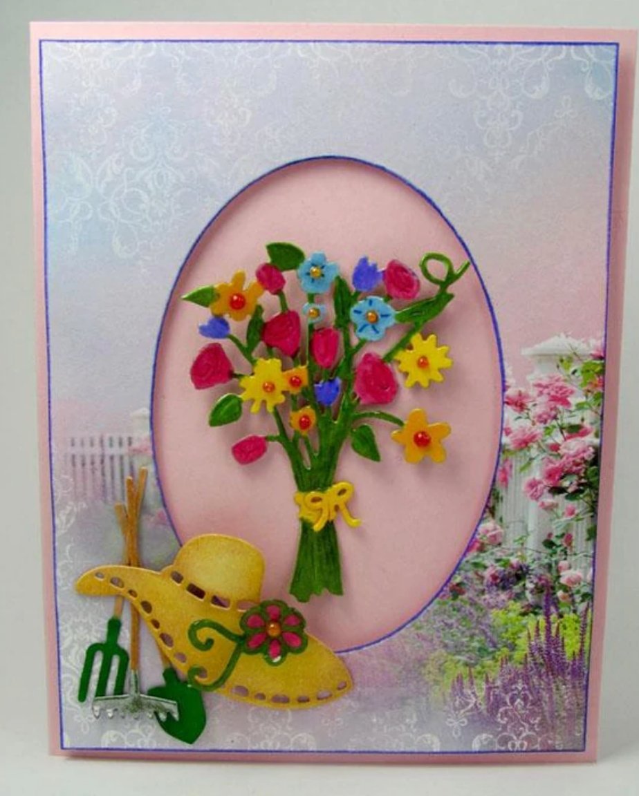 Frantic Stamper Precision Die - Pretty Bouquet Frantic Stamper