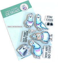 Gerda Steiner - Pigeons - Stamp Set 4x16 Gerda Steiner Designs