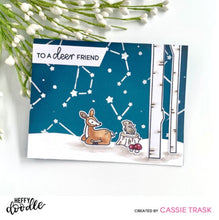 Heffy Doodle - Deer To Me Stamps - 4x6 Clear Stamp Set Heffy Doodle