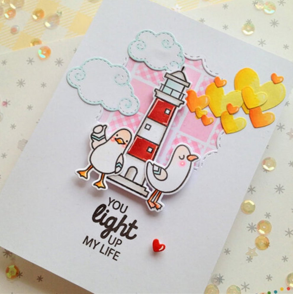 Heffy Doodle - Lil Lighthouse - Clear Stamp Set 3x2 Heffy Doodle