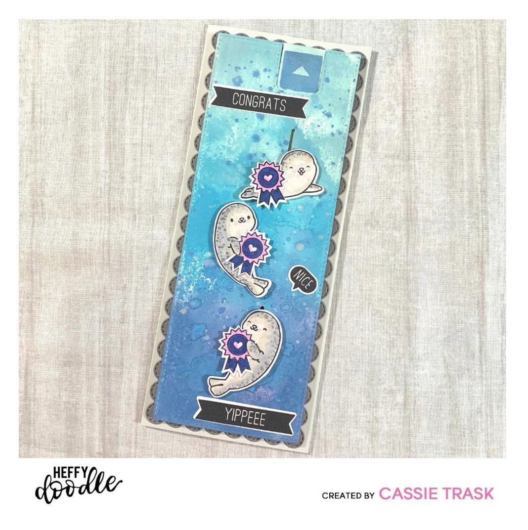 Heffy Doodle - Sealy Friends - 4x6 Clear Stamp Set Heffy Doodle