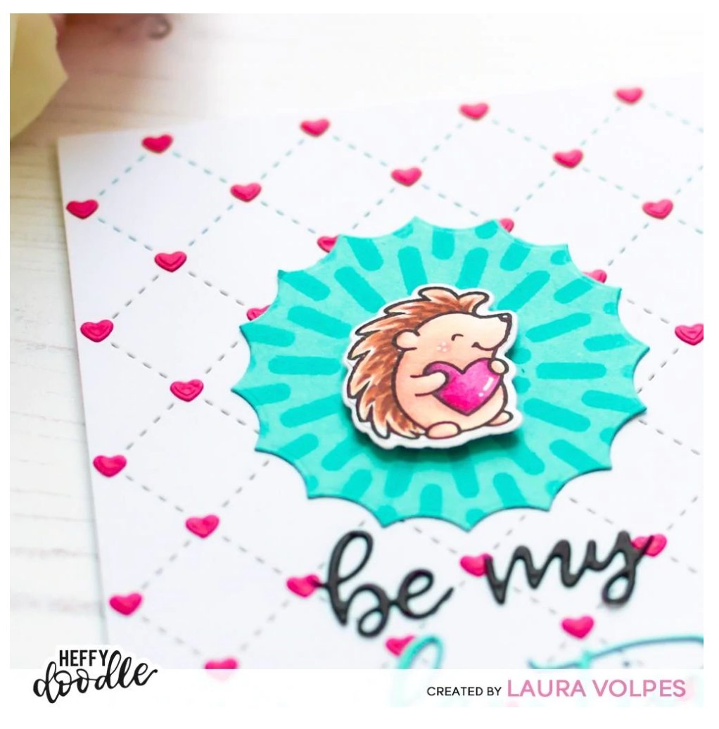 Heffy Doodle - Simply Radiant Stencil - 6x6 Inch Heffy Doodle