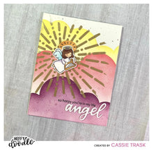 Heffy Doodle - Simply Radiant Stencil - 6x6 Inch Heffy Doodle