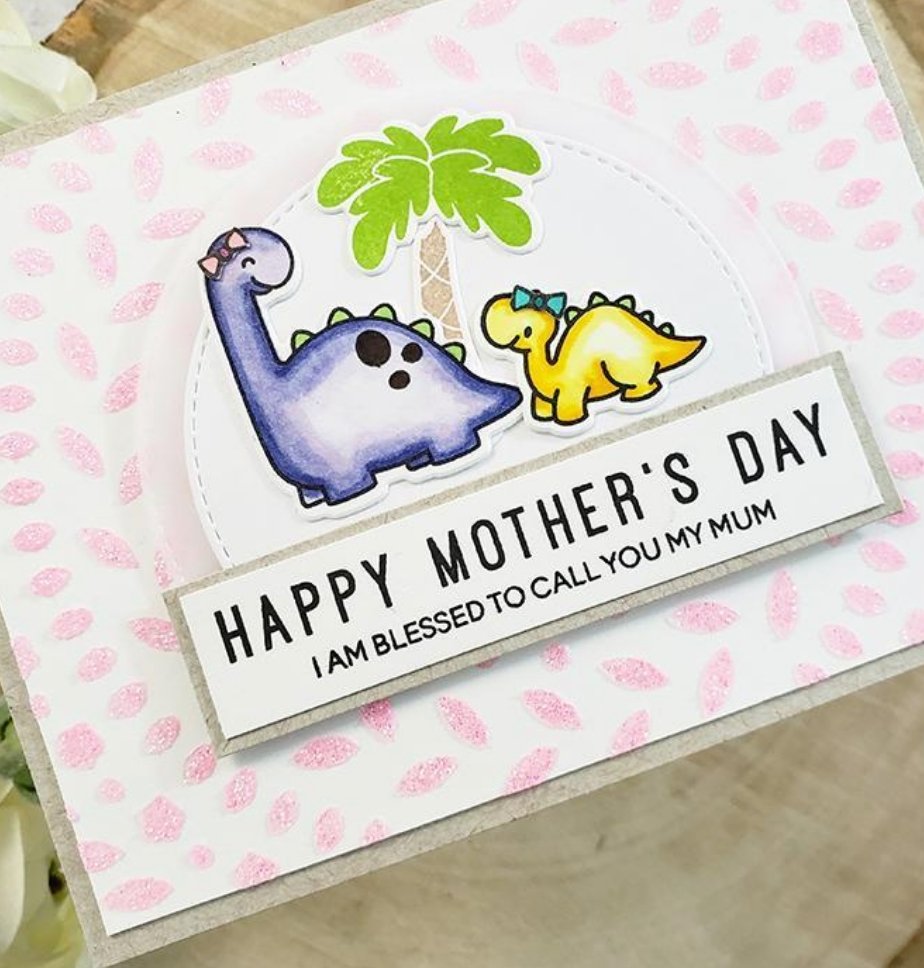 Heffy Doodle - Special Day Sentiment Duos - 4x6 Clear Stamp Set Heffy Doodle