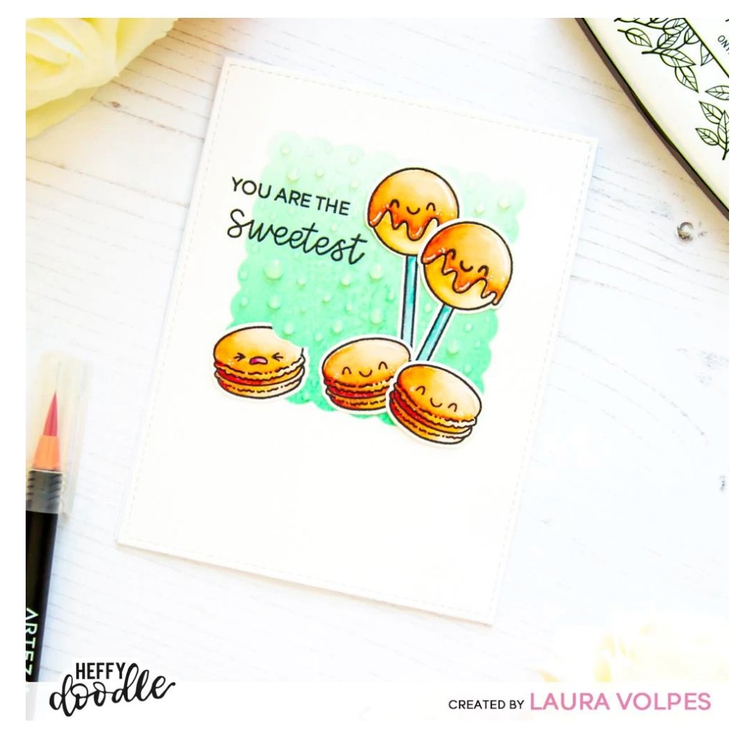Heffy Doodle - Sweet Stuff - Clear Stamp Set 3x2 Heffy Doodle