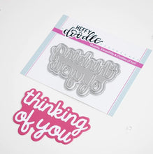 Heffy Doodle - Thinking of You - Shadow Heffy Cuts - Steel Die 2x3 Heffy Doodle