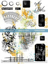 KATZELKRAFT - BIDULES AND THINGS - MIXED MEDIA STAMPS - A5 BACKGROUND STAMP Katzelkraft