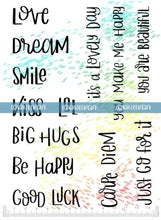 KATZELKRAFT - CARPE DIEM - ENGLISH QUOTE STAMPS A5 Katzelkraft