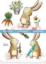 KATZELKRAFT - THE RABBITS - SCRAPBOOKING STAMPS Katzelkraft