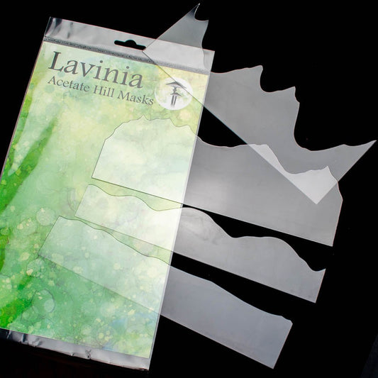 Lavinia Stamps - Acetate Hill Masks - Messy Papercrafts