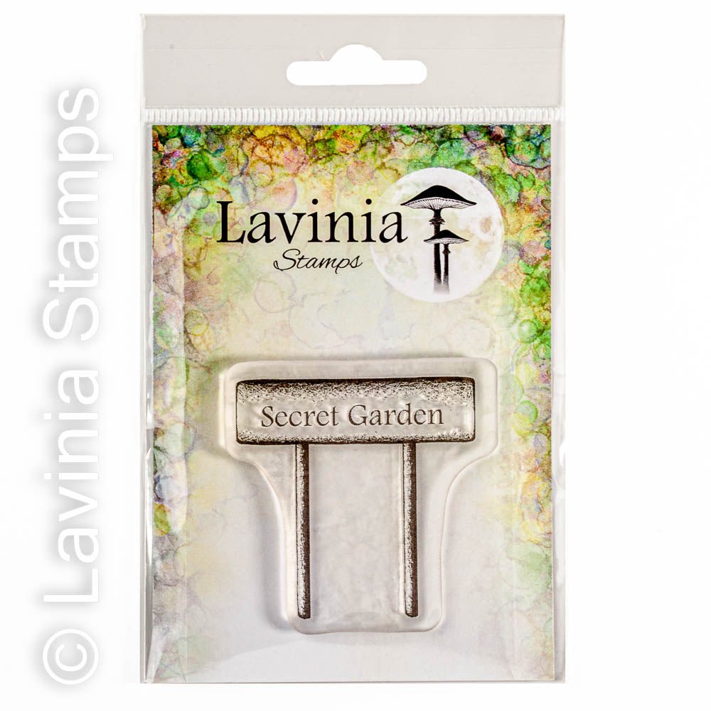 Lavinia Stamps - Secret Garden Sign - Messy Papercrafts