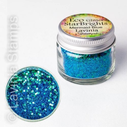 Lavinia Stamps - StarBrights Eco Glitter - Mermaid Blue - Messy Papercrafts