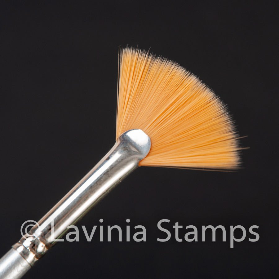 Lavinia Stamps - Synthetic Fan Brush - Messy Papercrafts