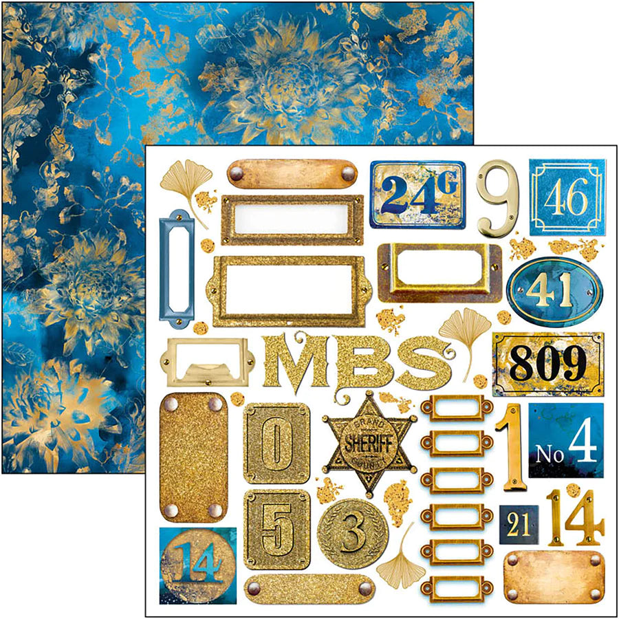 6x6 - Indigo - Fussy Cut Pad - 24/Pkg - Ciao Bella