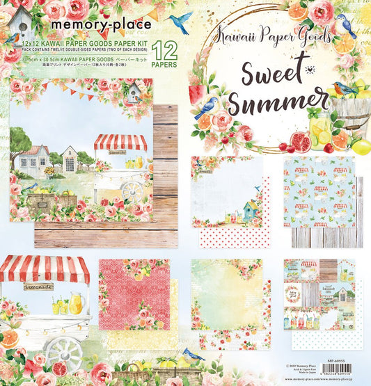Memory Place - Asuka Studio - Sweet Summer - 12x12 Paper - Messy Papercrafts