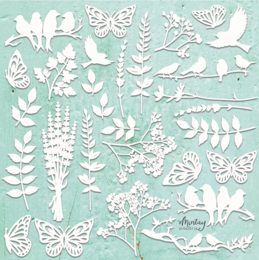 Mintay Chippies - Decor - Nature Set - (MT-CHIP2-D30) Mintay Papers